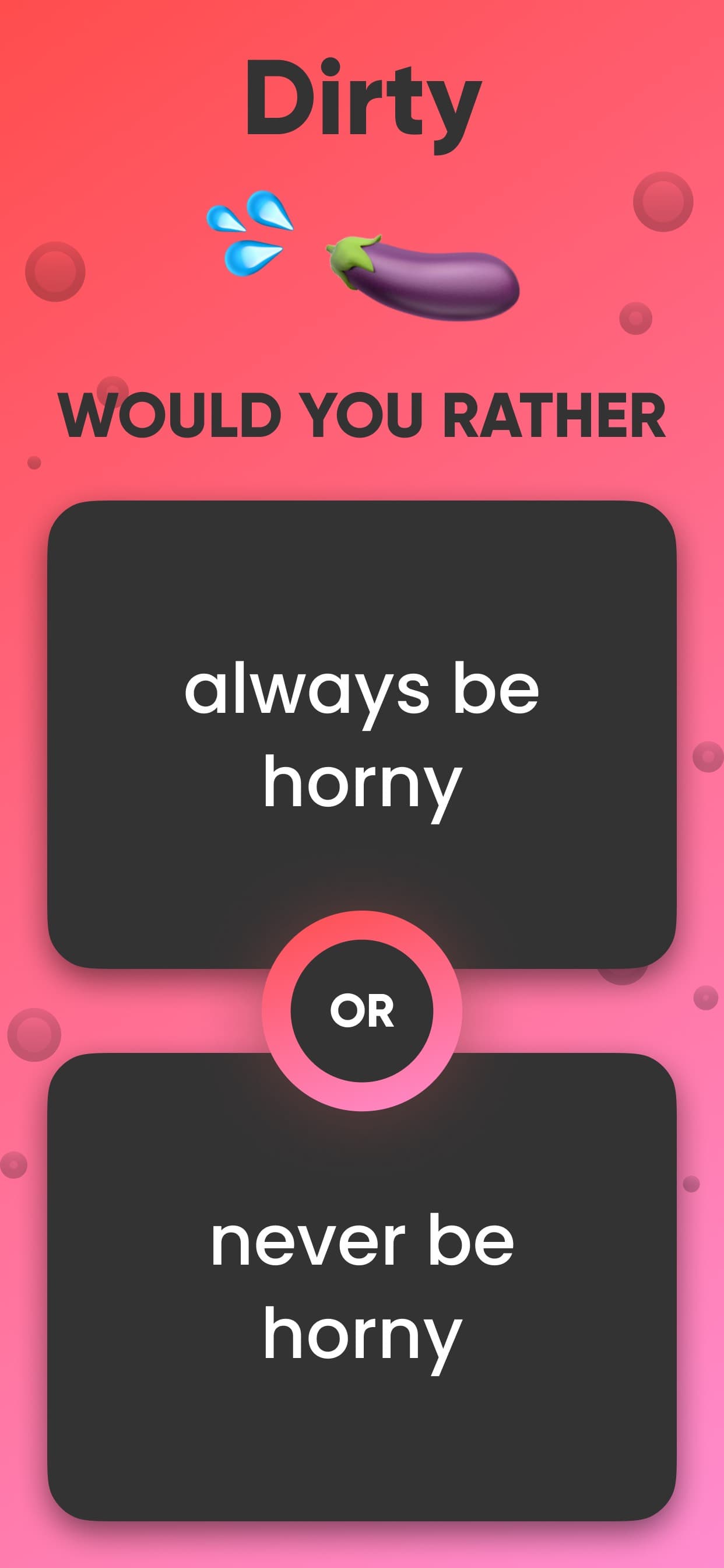 Would You Rather? Adult screenshot 1 - screenshot