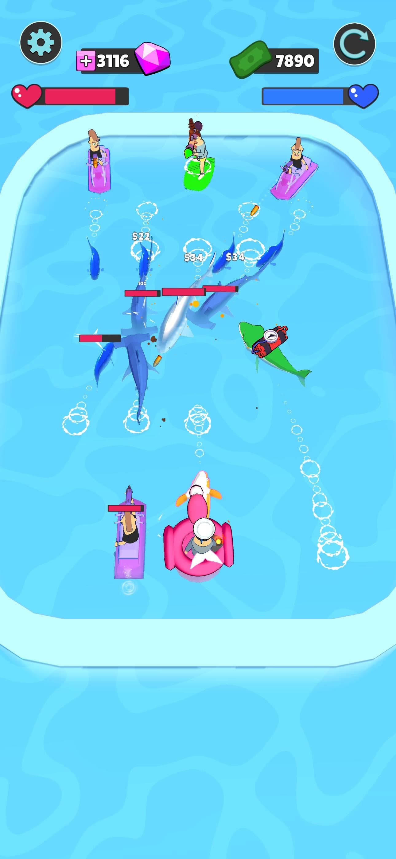 Merge Sharks screenshot 4 - screenshot