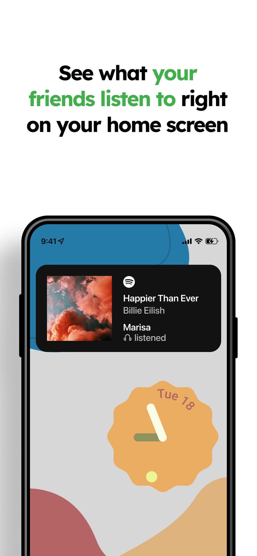 MUBR - see what friends listen screenshot 1 - screenshot