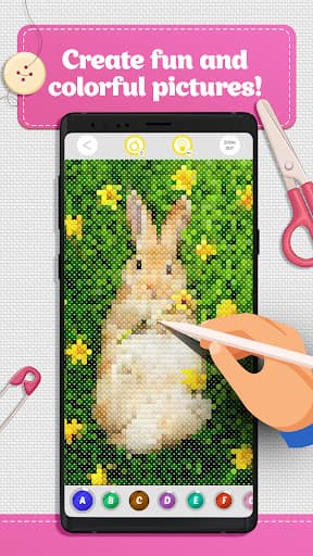 Cross Stitch Coloring Art screenshot 3 - screenshot