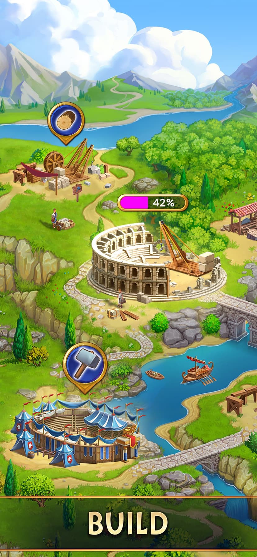 Jewels of Rome・Match-3 Gems screenshot 1 - screenshot