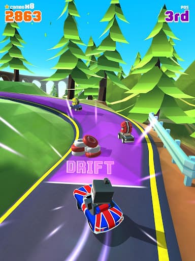 Blocky Racer - Endless Racing screenshot 12 - screenshot