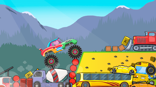Kids Monster Truck Racing Game screenshot 2 - screenshot