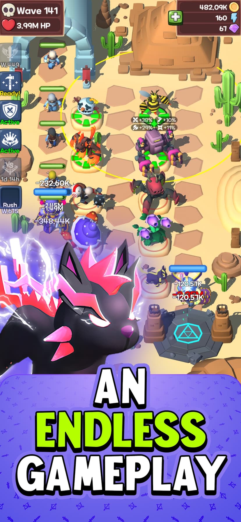 Idle Monster TD: Tower Defense screenshot 4 - screenshot