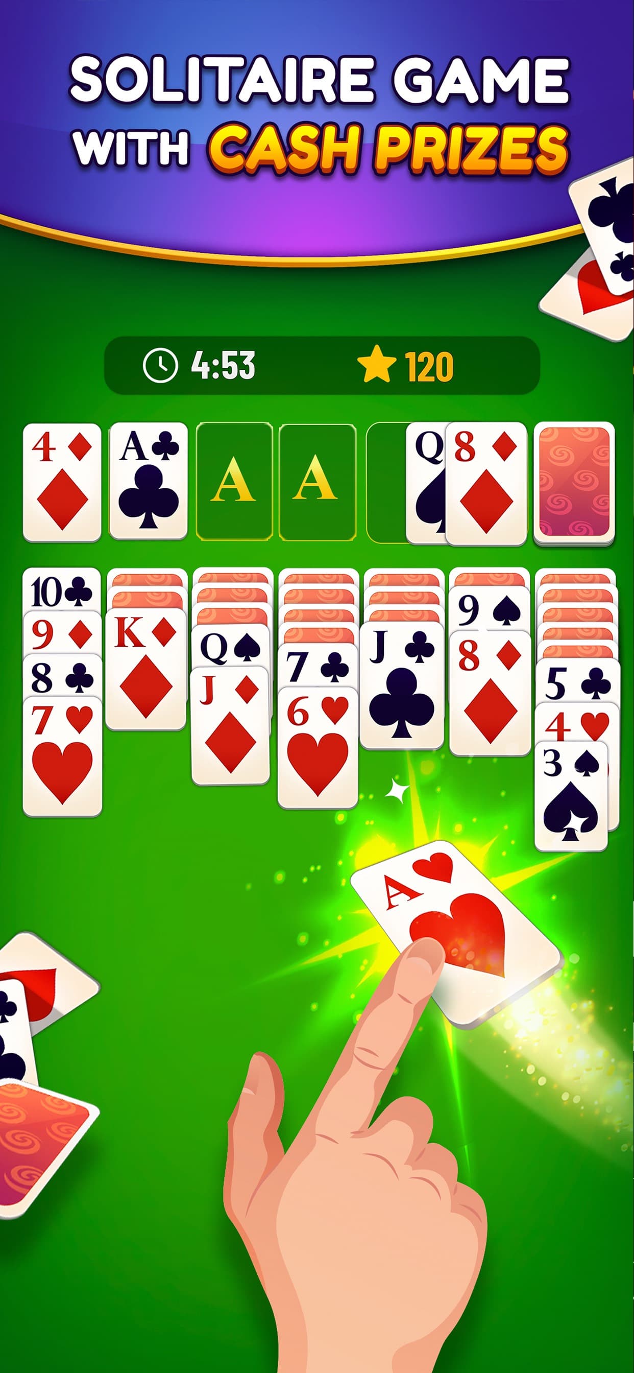 Solitaire Real Cash: Card Game screenshot 1 - screenshot