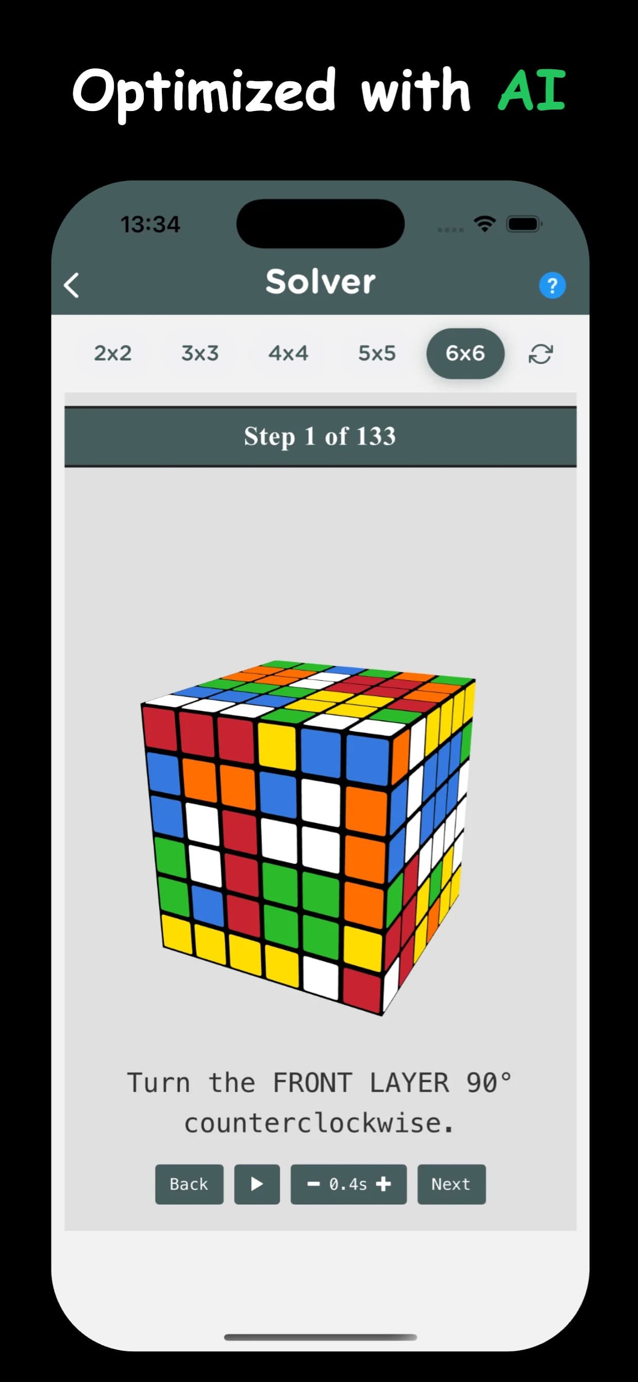 Rubix Cube Solver and Guide screenshot 3 - screenshot