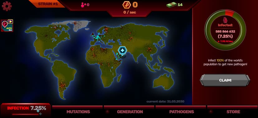 Patient Zero: Virus game screenshot 6 - screenshot