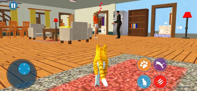 My virtual pet Cat Games screenshot 1 - screenshot
