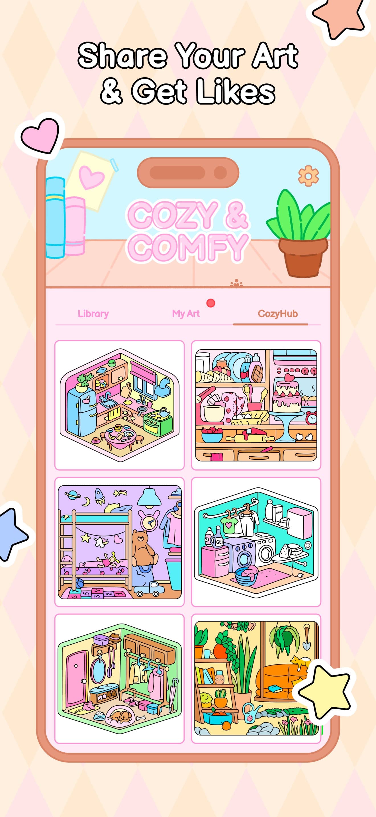 Cozy Home: Comfy Coloring Book screenshot 6 - screenshot