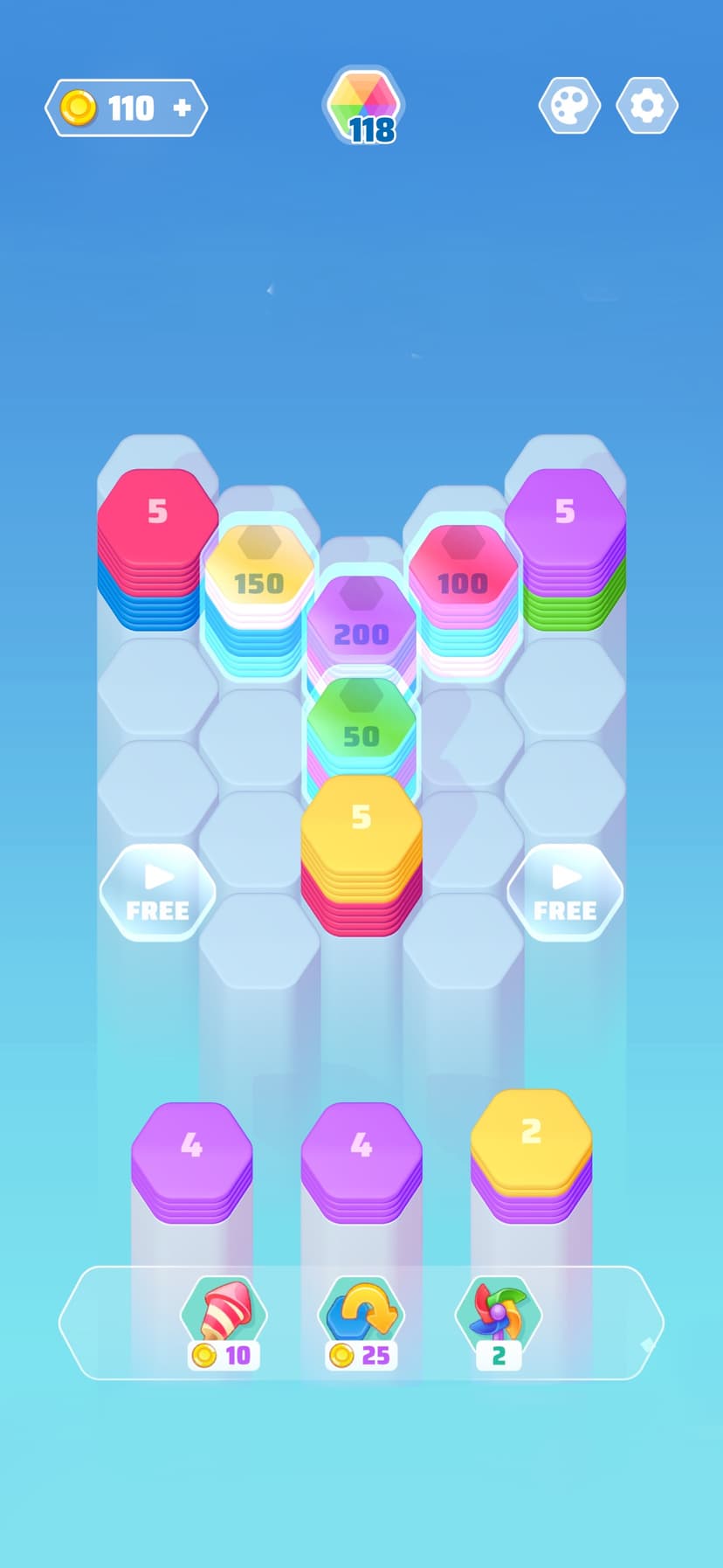 Color Slide - Hexa Puzzle screenshot 1 - screenshot
