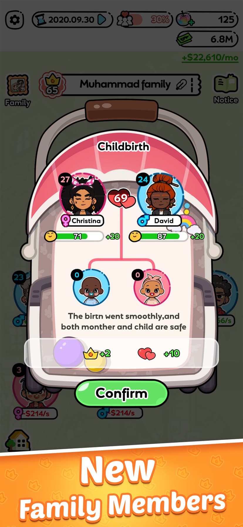 Family Go! - Lifetime Sim game screenshot 3 - screenshot