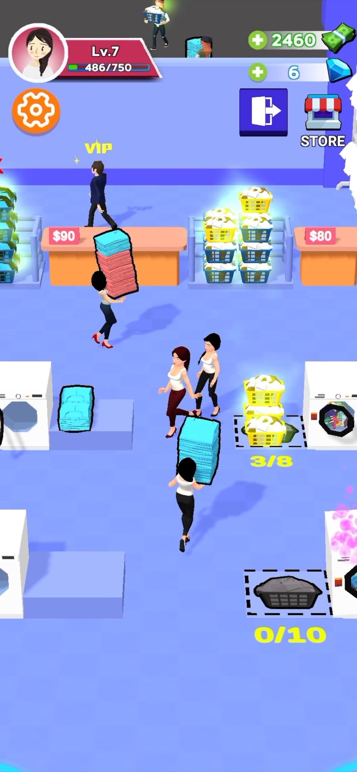 Laundry Tycoon - Business Sim screenshot 5 - screenshot
