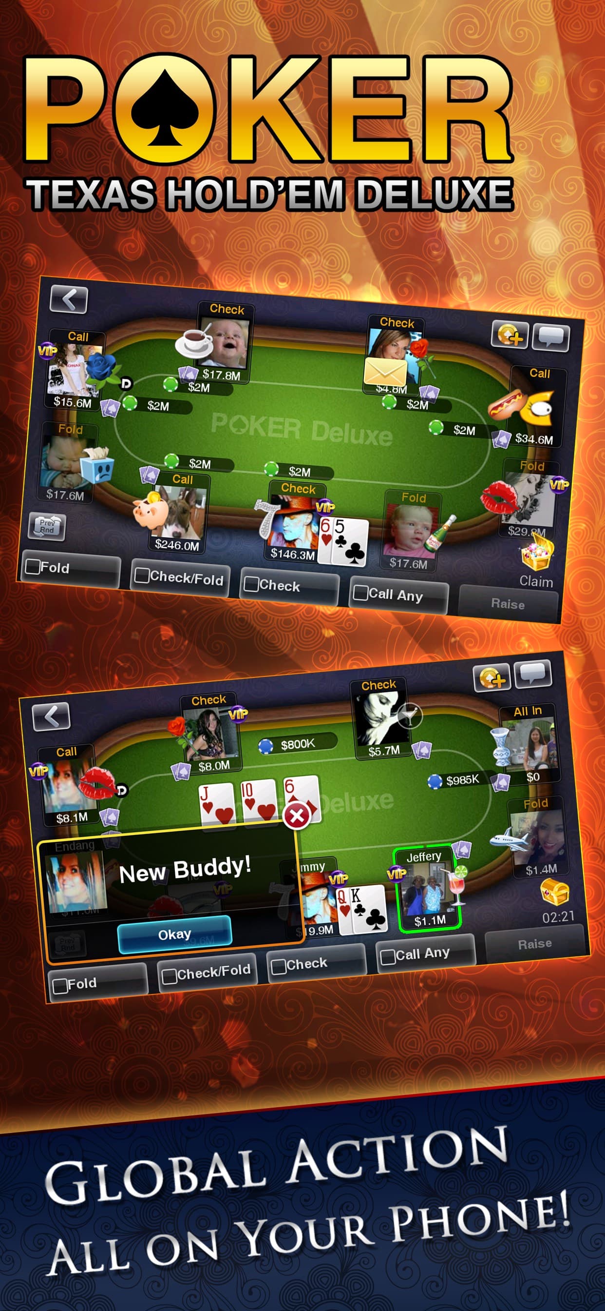 Texas HoldEm Poker Deluxe Intl screenshot 4 - screenshot