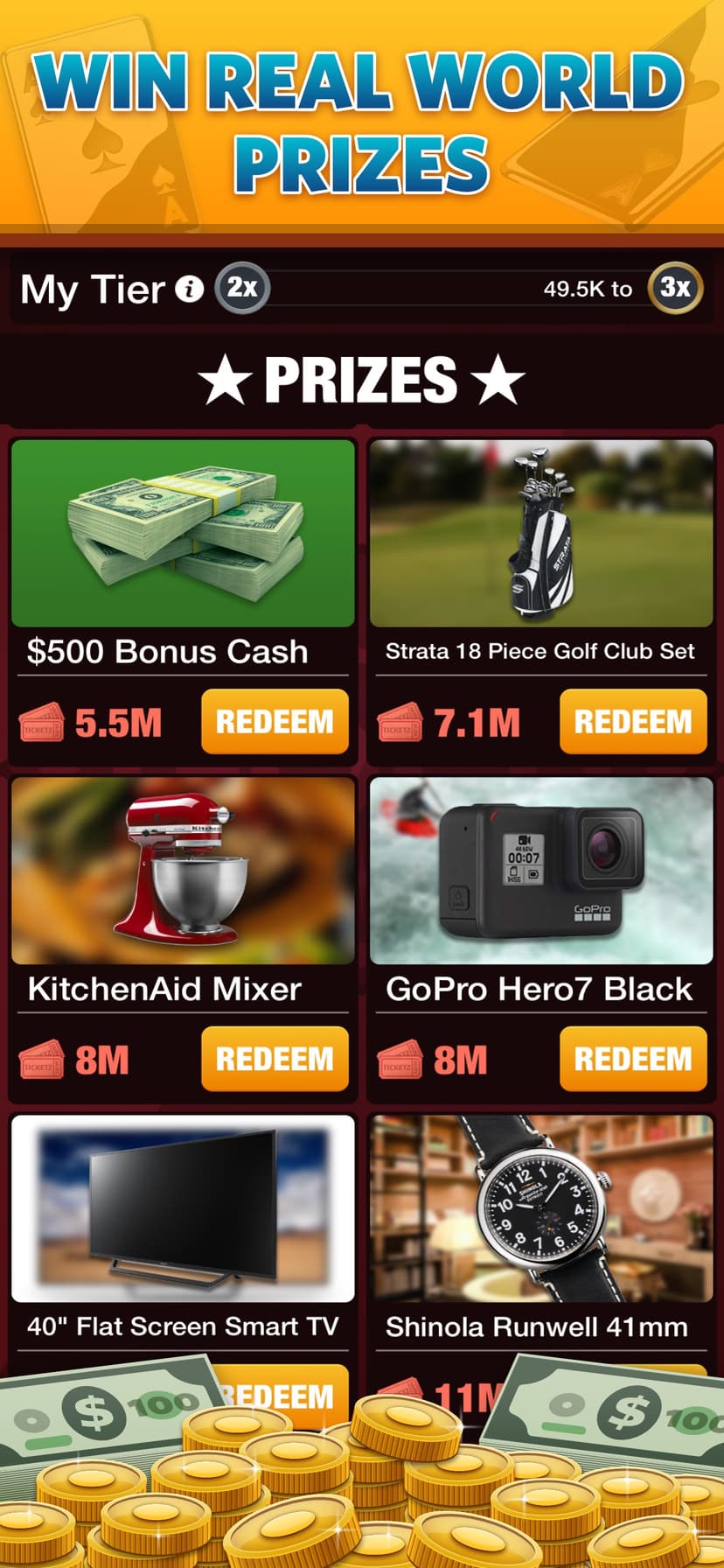 Gin Rummy Gold - Win Prizes! screenshot 5 - screenshot