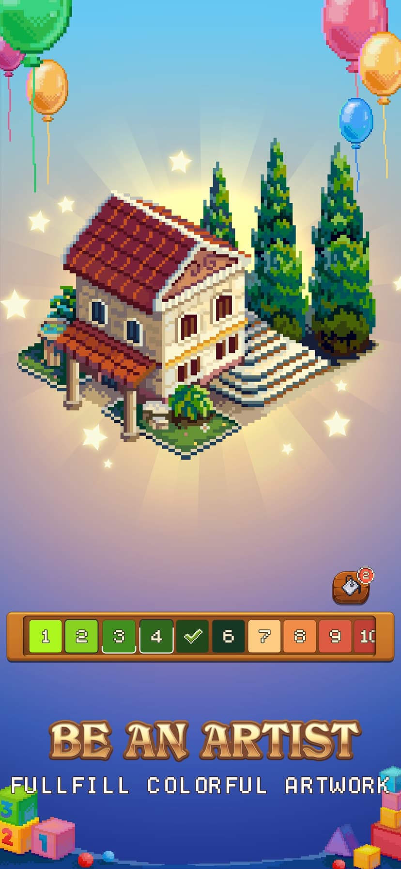 Pixel Isle: Coloring Sandbox screenshot 5 - screenshot