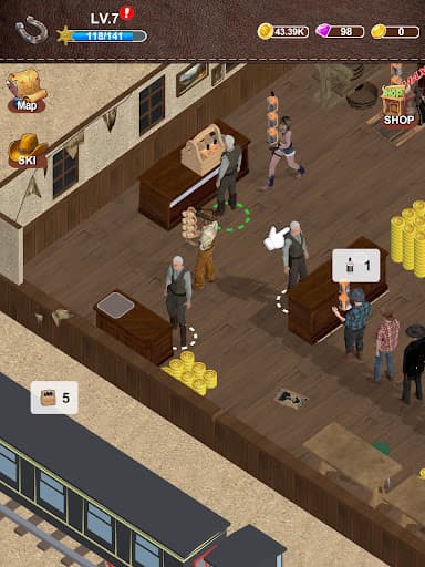 Saloon Dash Idle screenshot 5 - screenshot