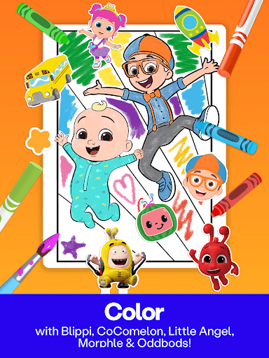 Coloring with Blippi & Friends screenshot 17 - screenshot