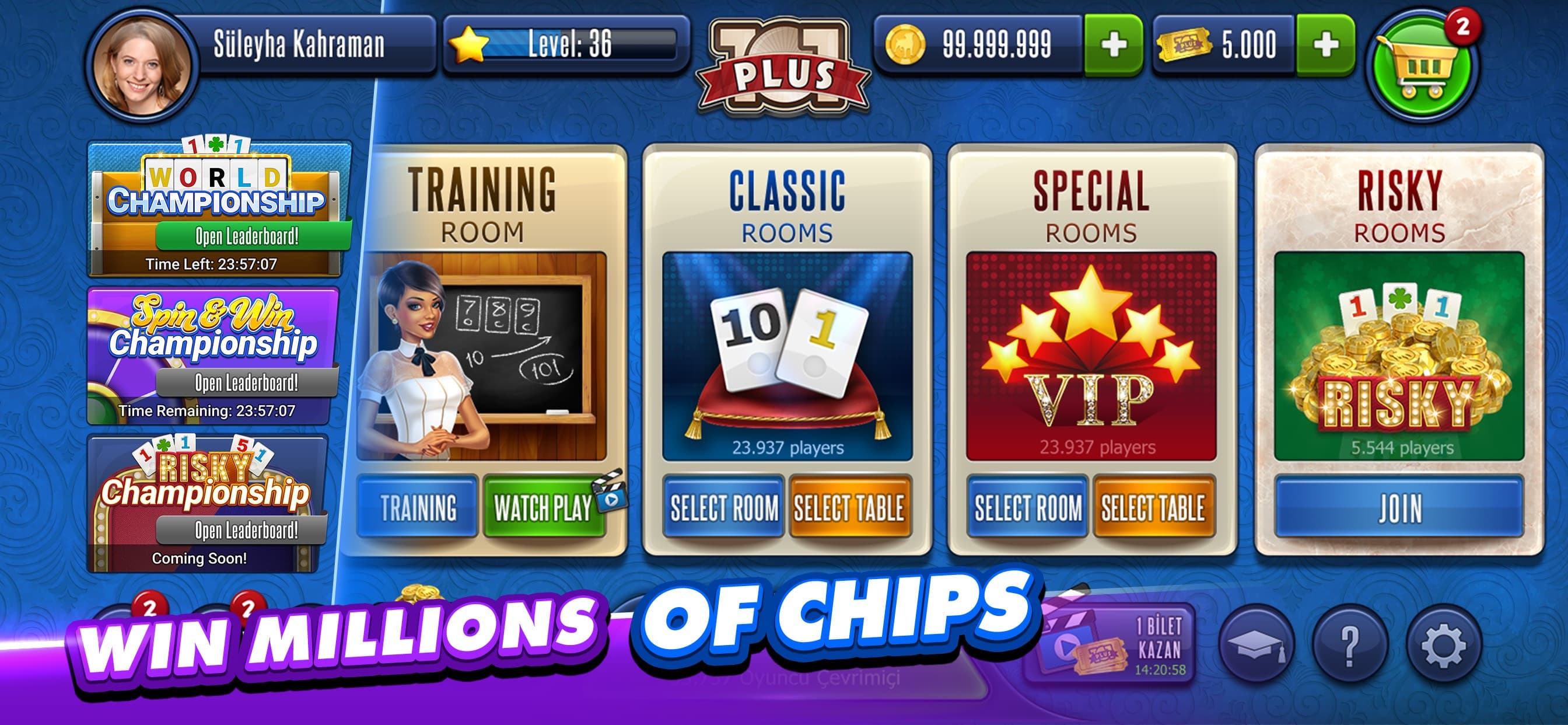 101 Okey Plus Rummy Board Game screenshot 5 - screenshot