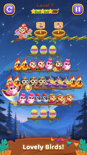 Bird Sort 3: Color Puzzle screenshot 5 - screenshot