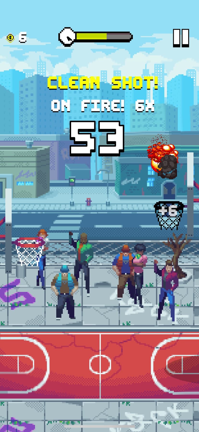 Bouncy Hoops screenshot 1 - screenshot