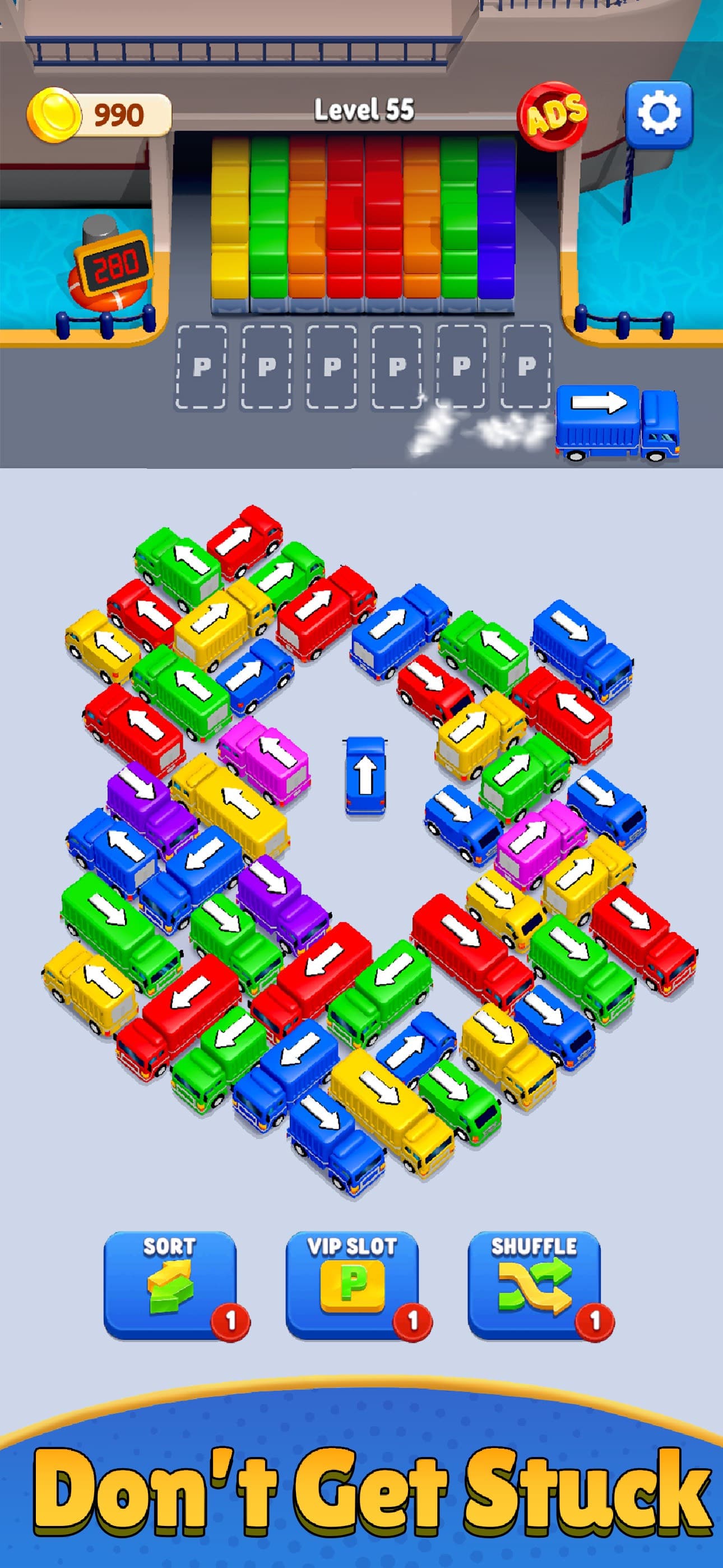 Truck Sort: Color Frenzy screenshot 6 - screenshot