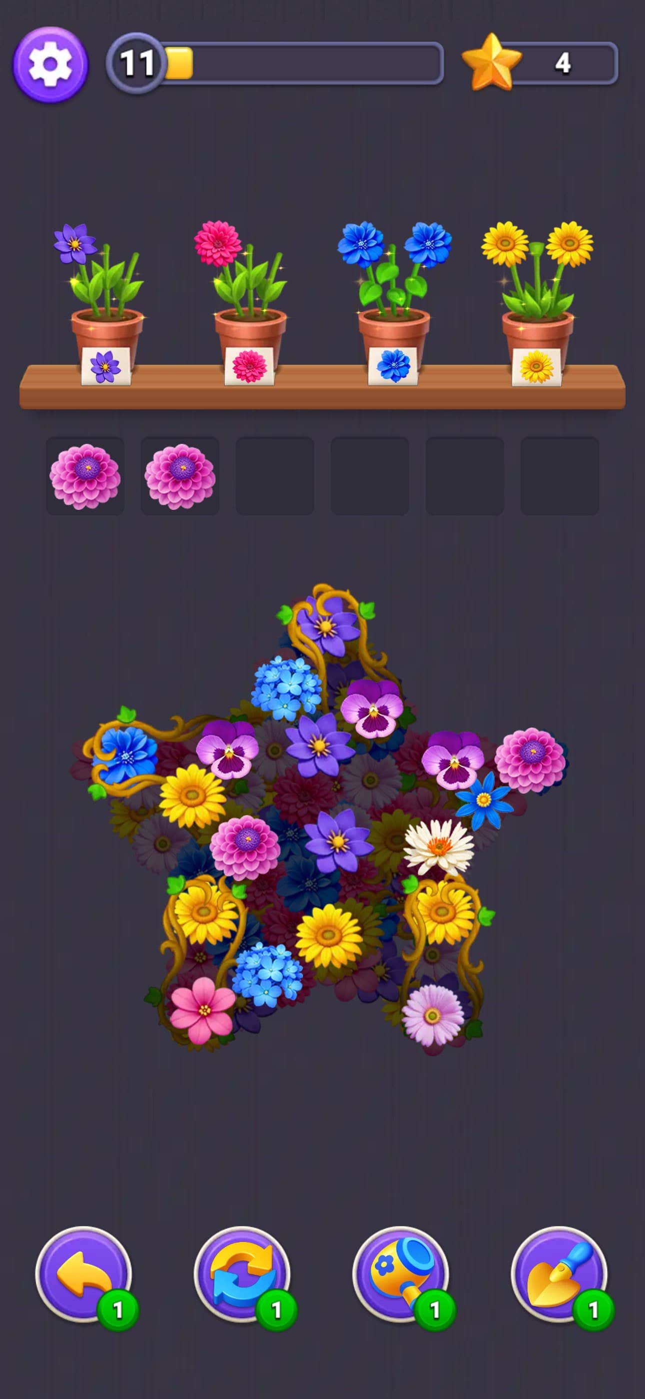 Flower Merge - Blossom Games screenshot 5 - screenshot