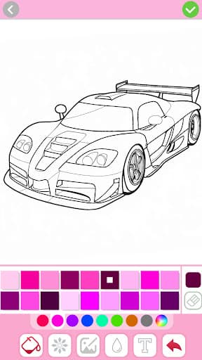 Car coloring games - Color car screenshot 10 - screenshot