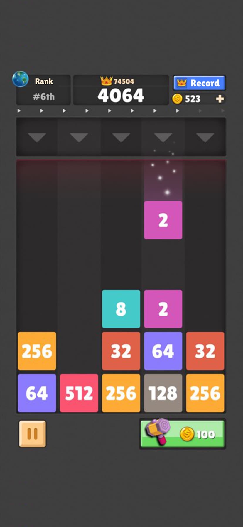 Drop The Number : Merge Puzzle screenshot 4 - screenshot