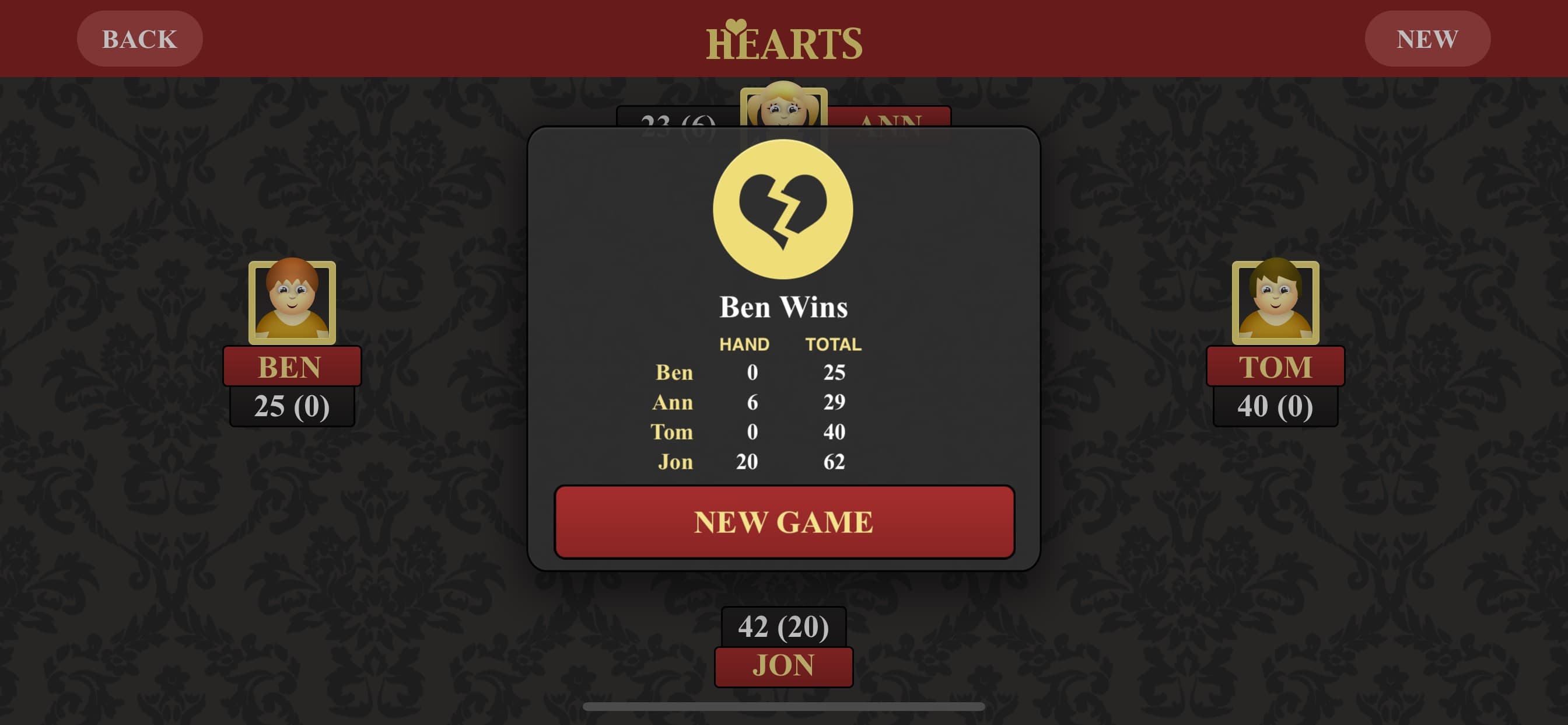 Hearts ∙ screenshot 7 - screenshot