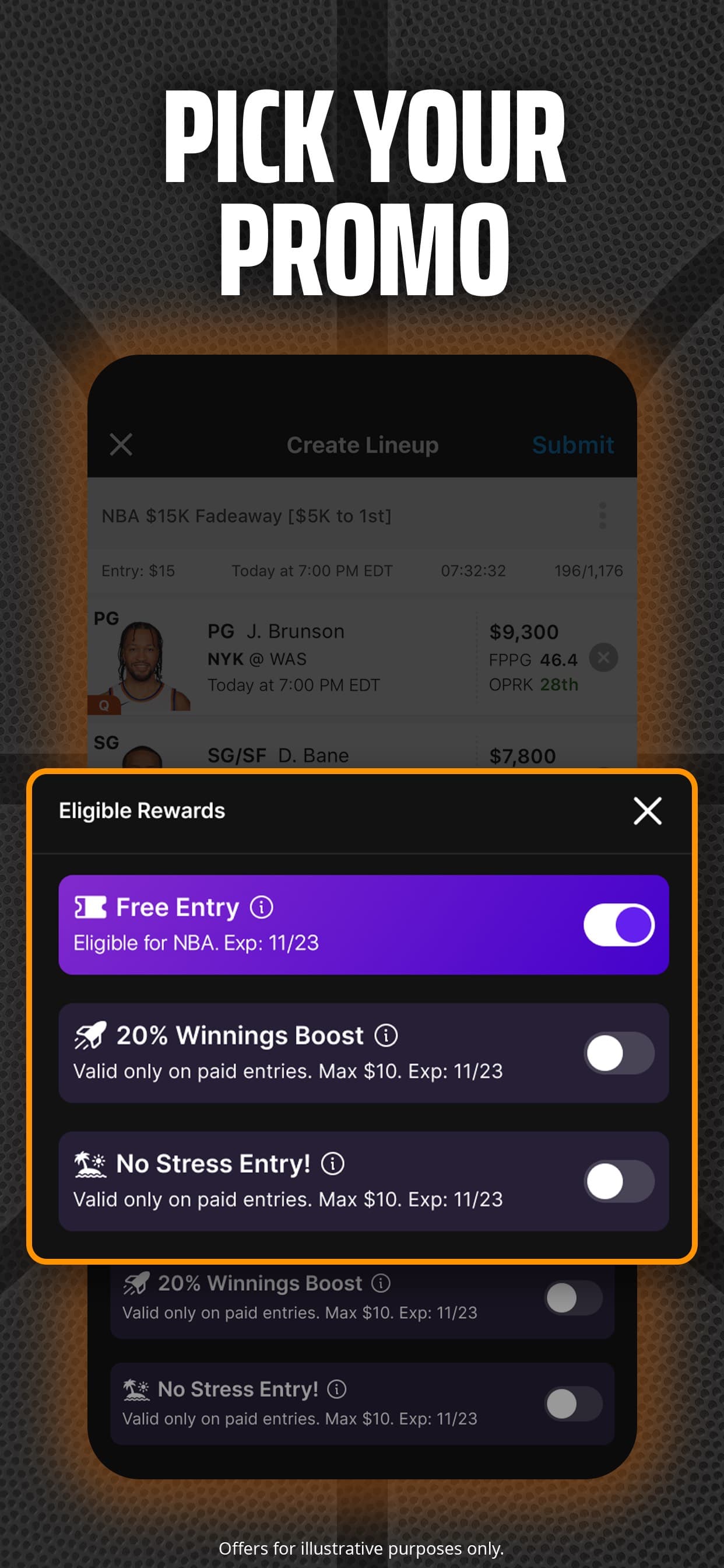 DraftKings Fantasy Sports screenshot 8 - screenshot