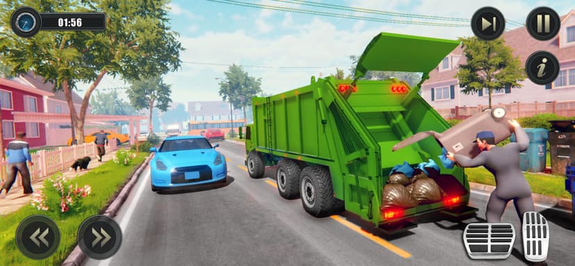 City Garbage Cleaner Dump Game screenshot 1 - screenshot