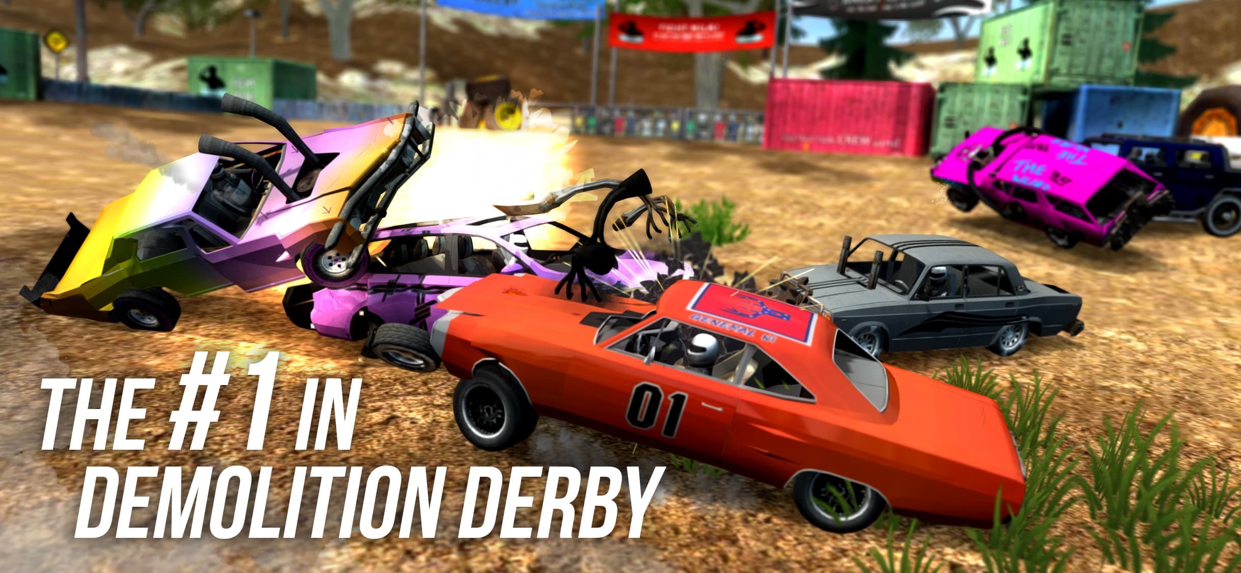 Demolition Derby Multiplayer screenshot 1 - screenshot