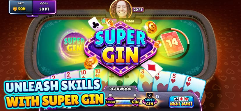 Gin Rummy Super: Fun Card Game screenshot 4 - screenshot