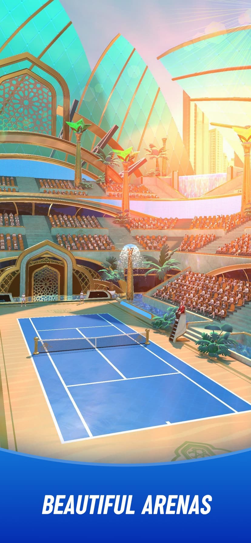 Tennis Clash：Sports Stars Game screenshot 3 - screenshot