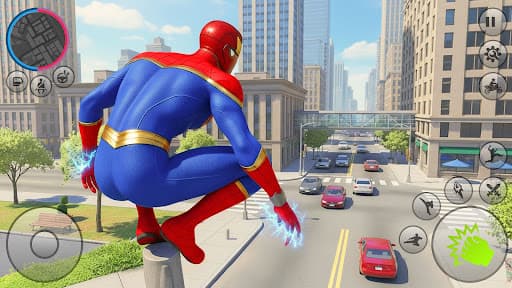 Spider Hero Flying City Rescue screenshot 1 - screenshot