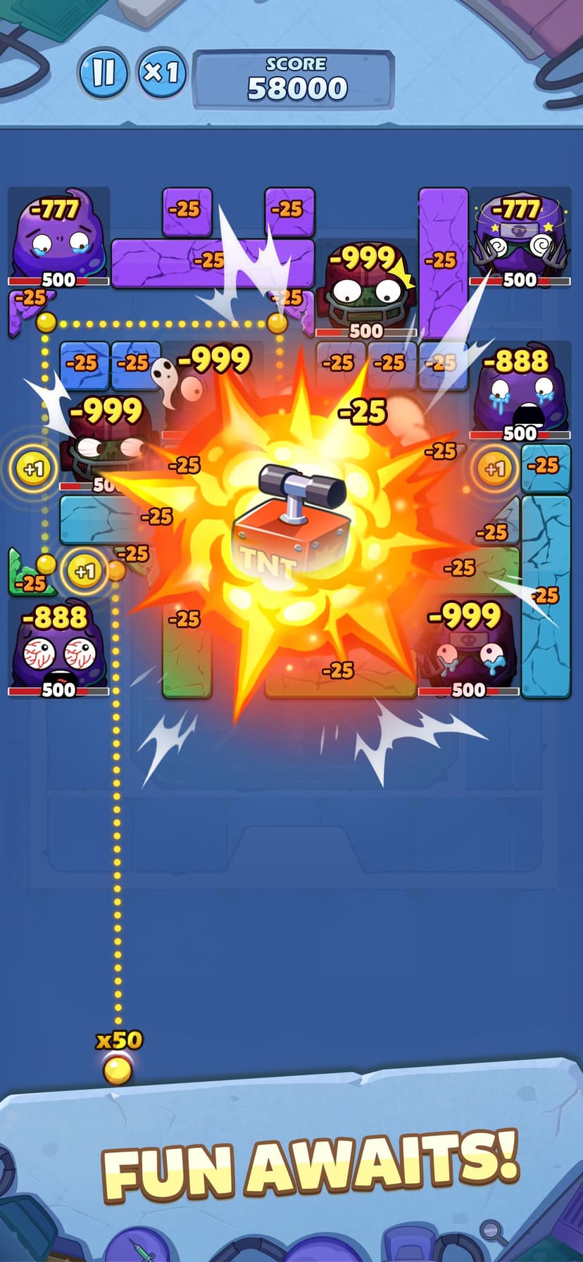 Breaker Fun 2 - Zombie Games screenshot 4 - screenshot