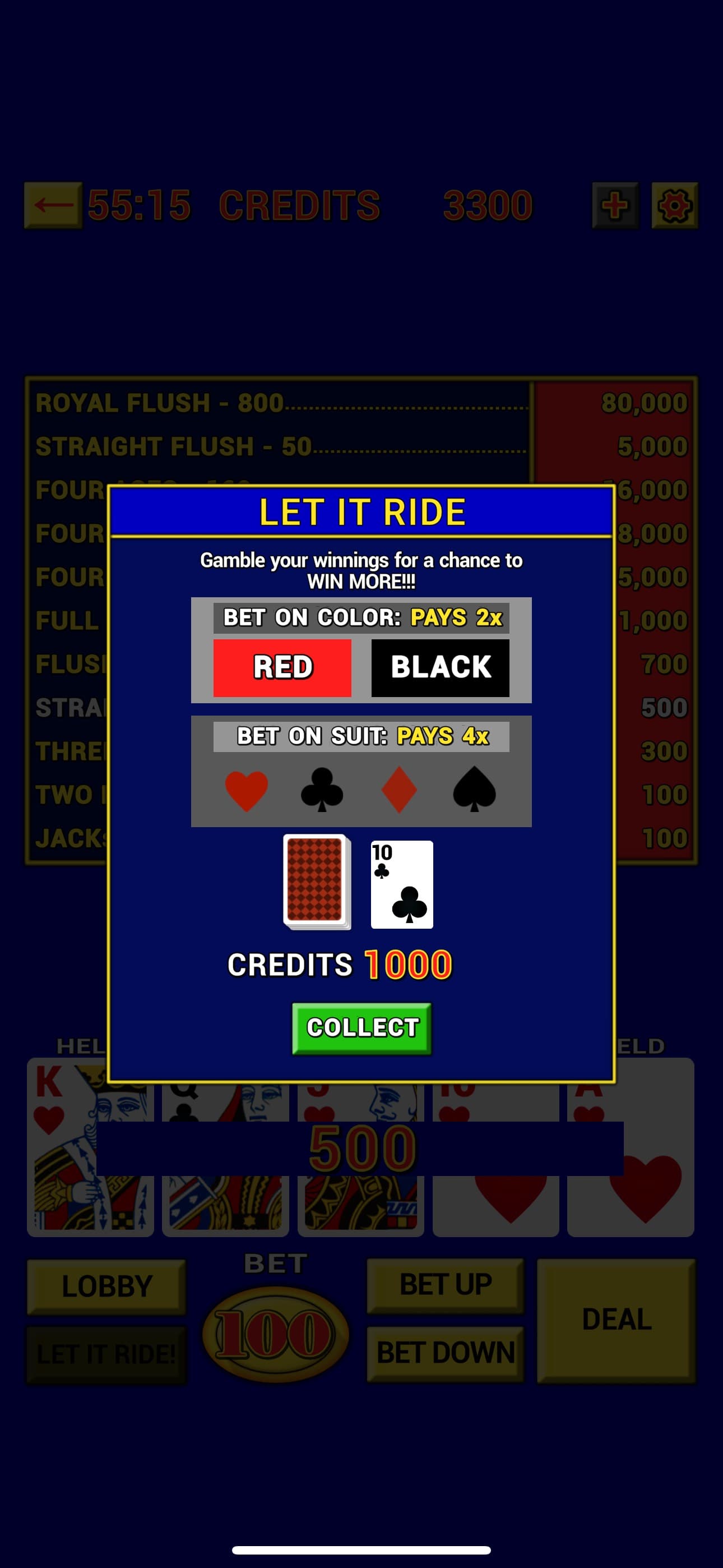 Video Poker Casino Classic screenshot 8 - screenshot