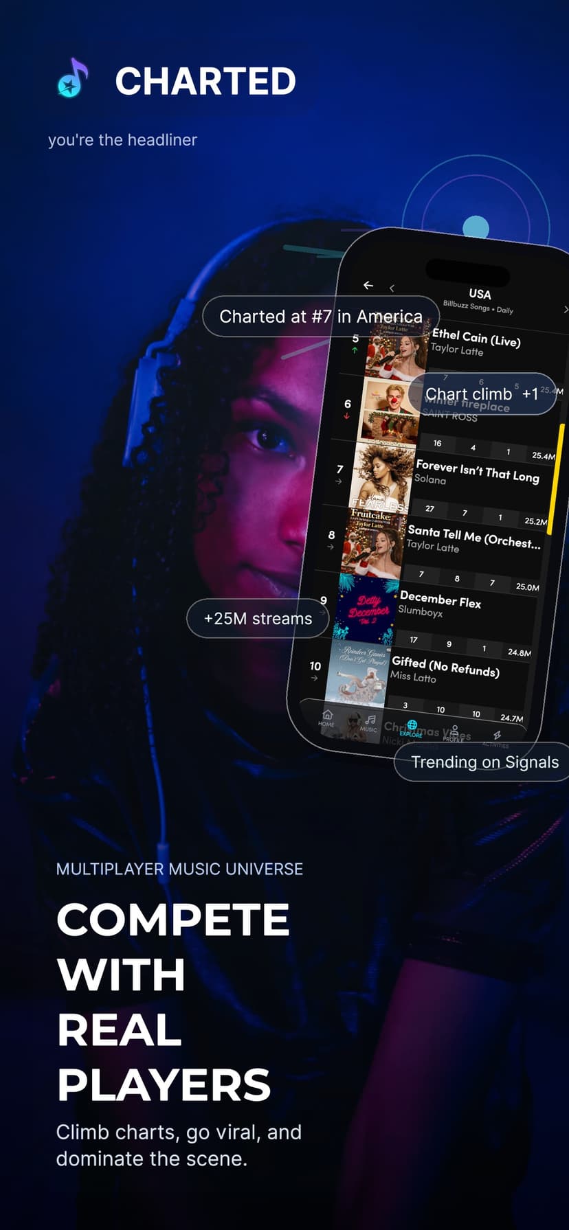Music Star Life Sim – Charted screenshot 1 - screenshot