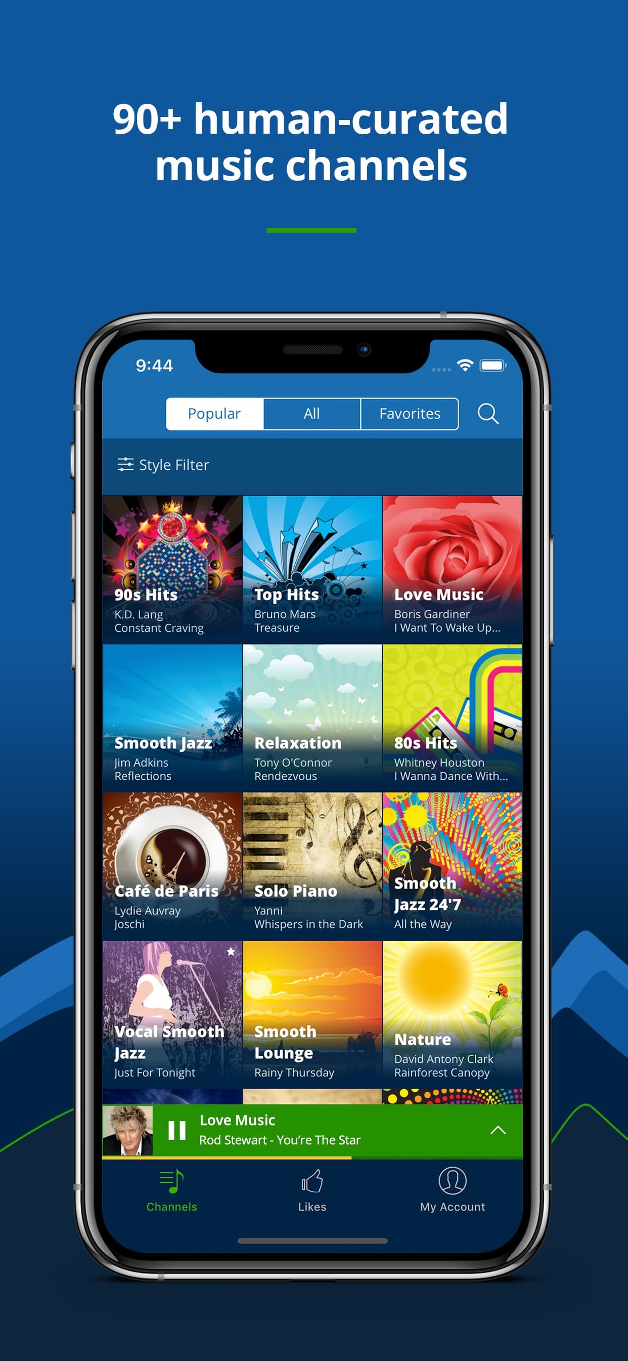 Radio Tunes - great music 24/7 screenshot 1 - screenshot