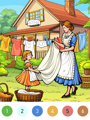 Granny Color By Number Game screenshot 12 - screenshot