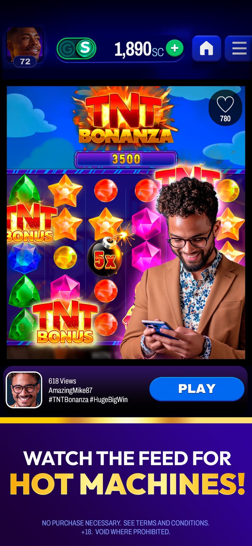Sweeps Night - Social Casino screenshot 6 - screenshot