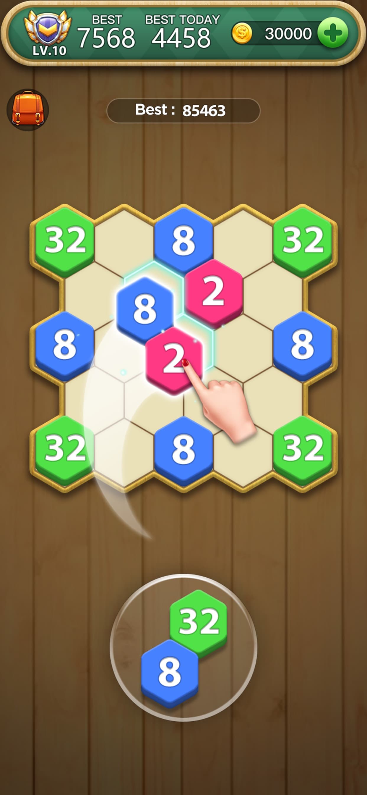 Hexa Number Puzzle screenshot 1 - screenshot
