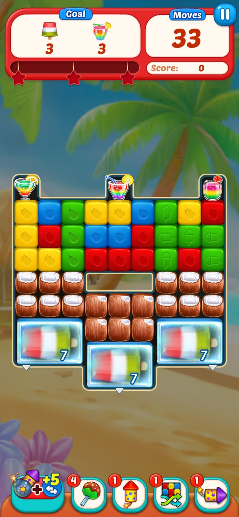 Fruit Cube Blast: Match 3 Game screenshot 7 - screenshot