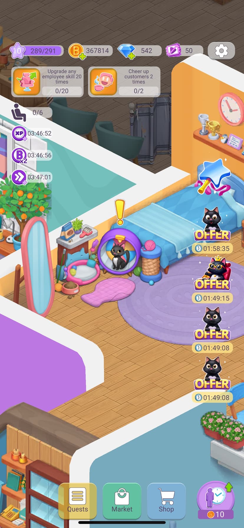 Beauty Tycoon: Hair Salon Game screenshot 4 - screenshot