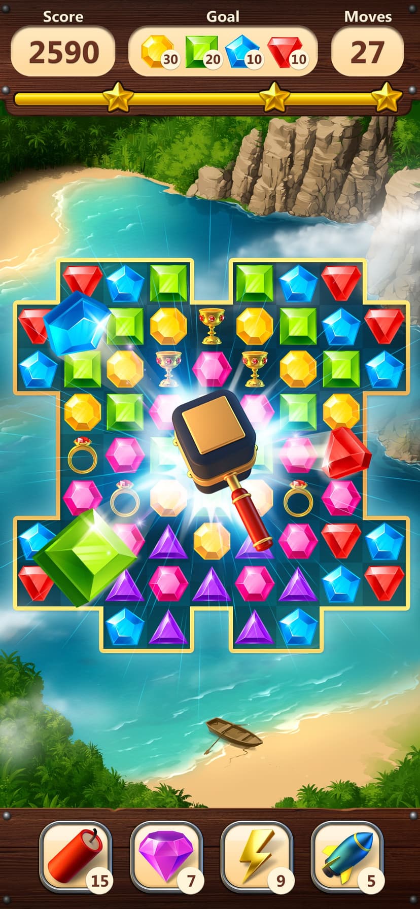 Jewels Planet  - Match 3 Game screenshot 2 - screenshot