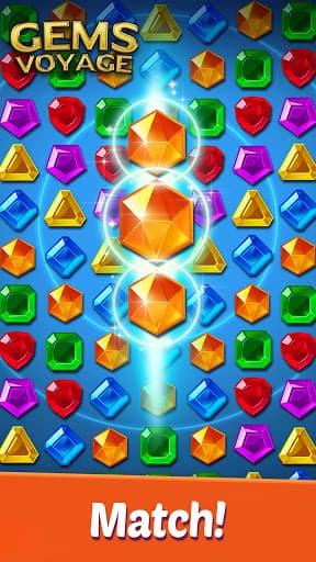 Gems Voyage - Match 3 & Blast screenshot 7 - screenshot