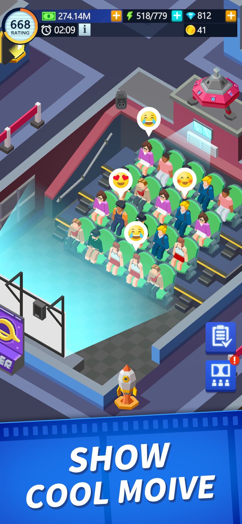 Idle Cinema Empire: Idle Games screenshot 1 - screenshot