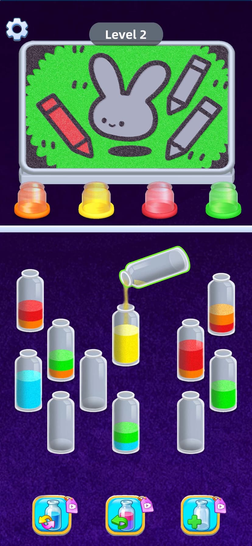 Sand Frenzy - Paint Water Sort screenshot 1 - screenshot
