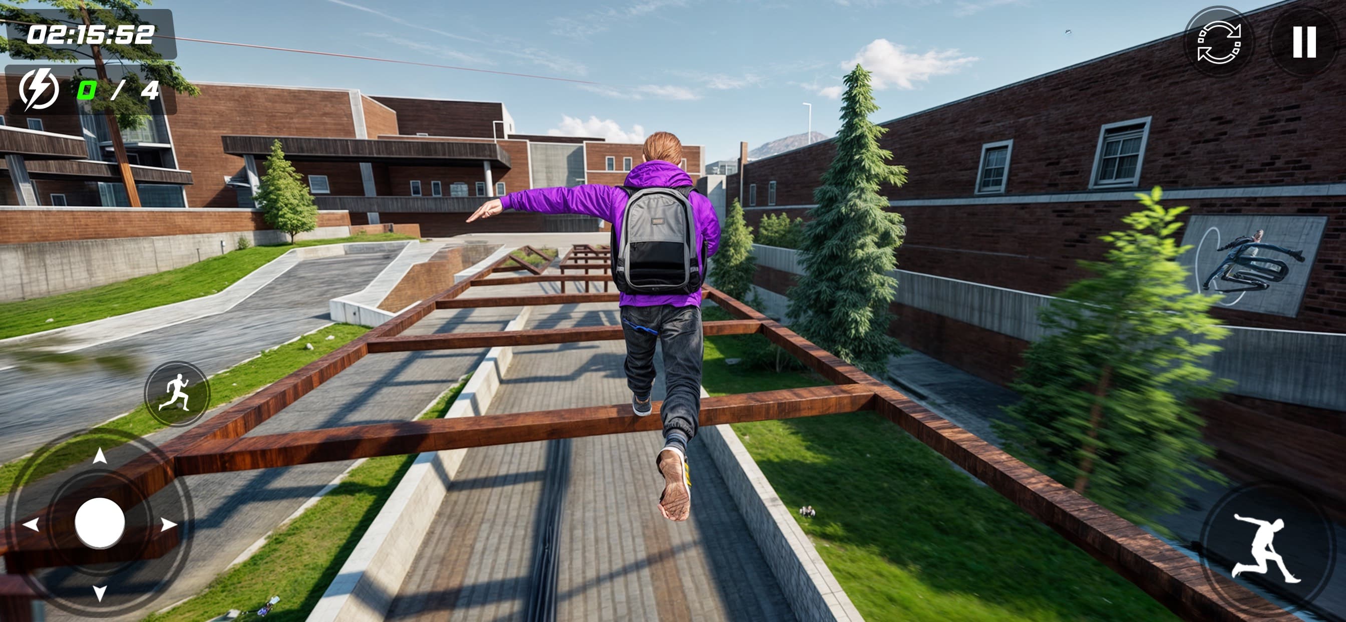 Going Up Rooftop Parkour Games screenshot 2 - screenshot