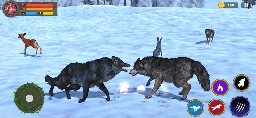 Jungle Wolf Simulator screenshot 1 - screenshot